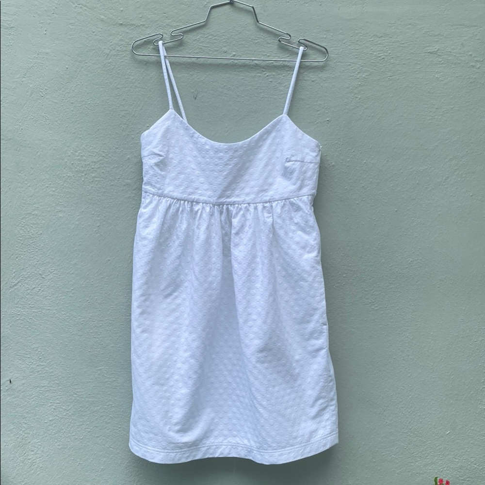 Vanilla (Dutch Designer Label) Elegant White pique Sleeveless Dress